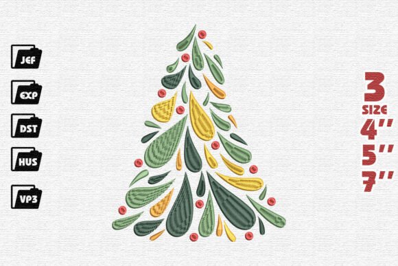 Christmas Tree Machine Embroidery Review