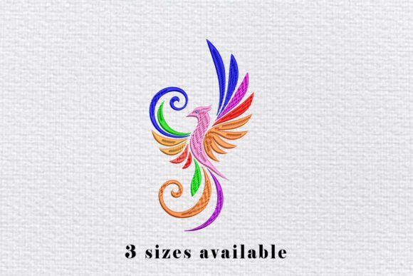 Colorful Phoenix Bird Embroidery Review