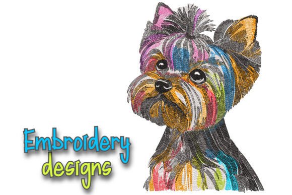Dog Machine Embroidery Yorkshire Terrier Review