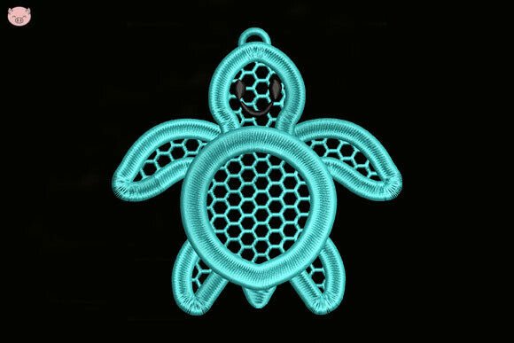 Earring Sea Turtle Embroidery Review