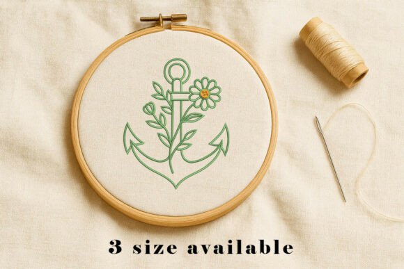 Floral Anchor Embroidery Design Review