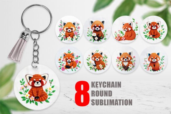 Keychain Red Panda Embroidery Review