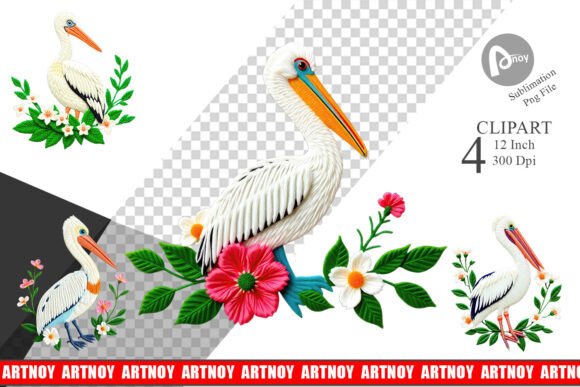 Pelican Embroidery Clipart Review