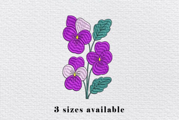 Purple Violet Embroidery Design Review