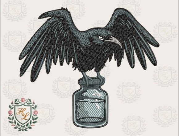 Raven in a Jar Embroidery Files Review