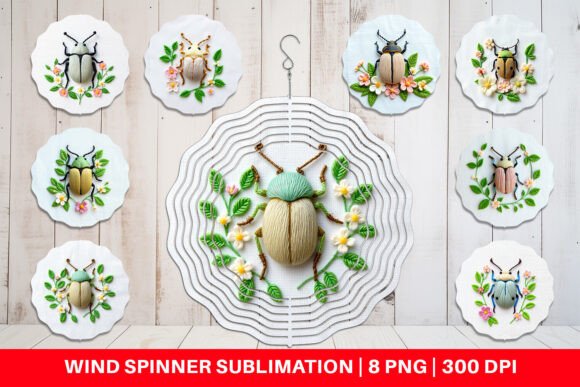 Wind Spinner Beetle Embroidery Review